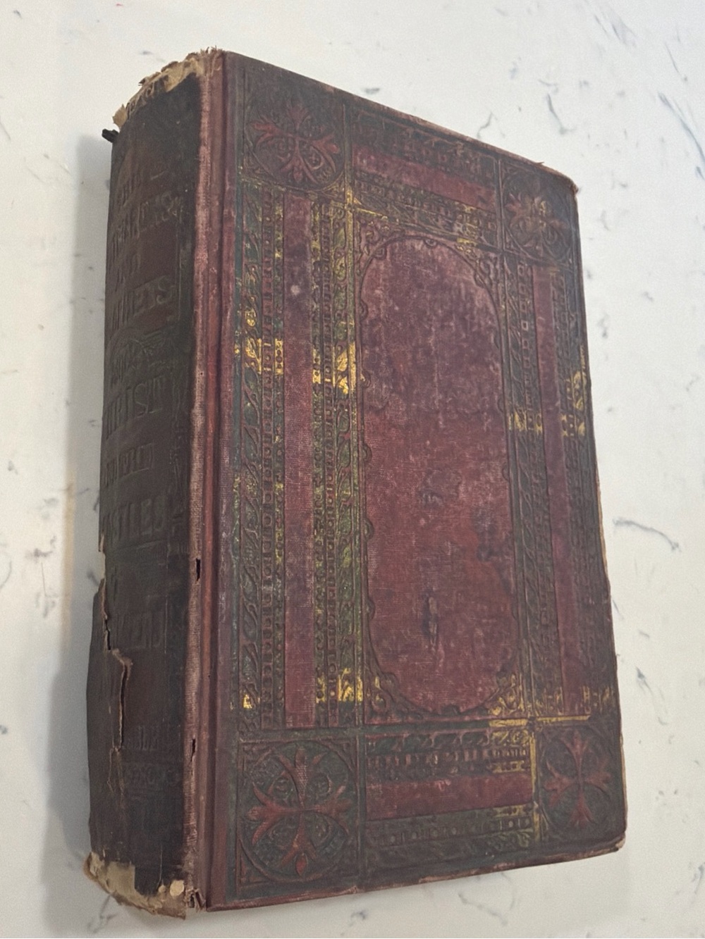 Signed 1872 Sacred Biography & History & illustrations of the Holy Scriptures